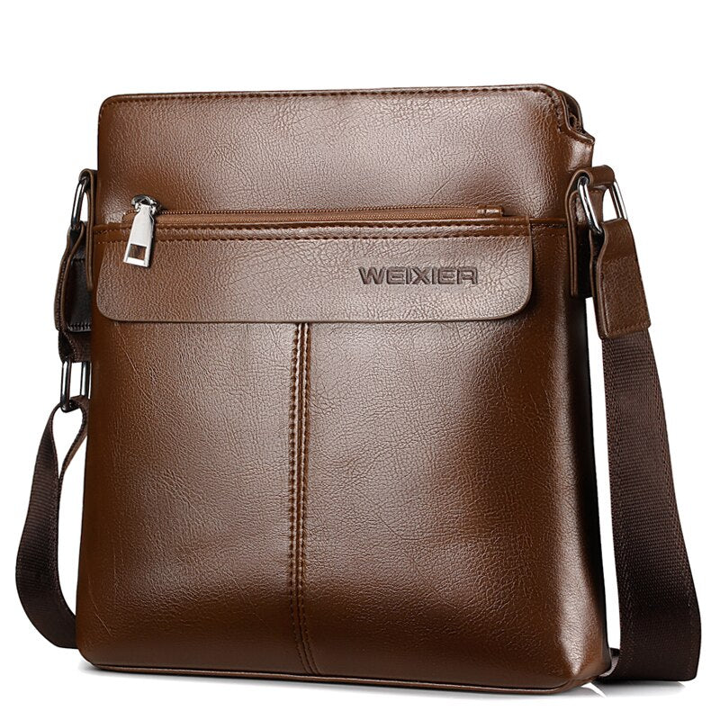 WEIXIER Leather messenger bag
