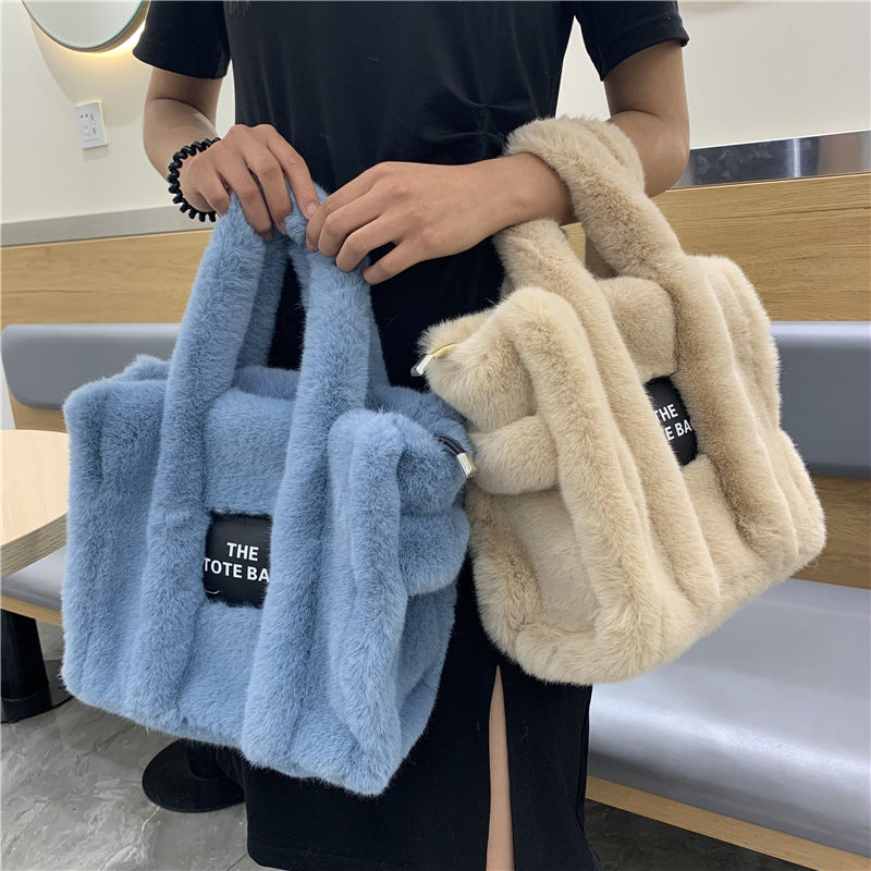 Wool Plush Tote