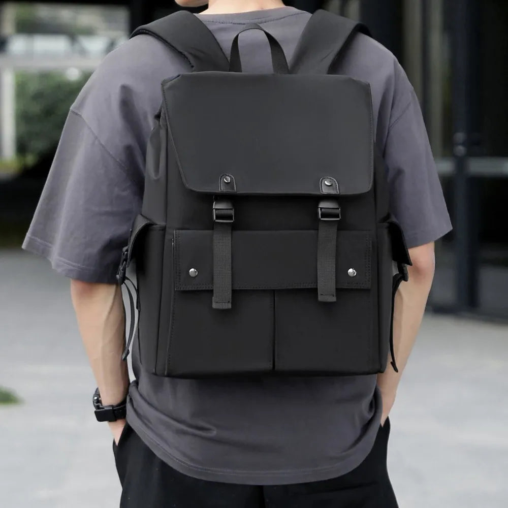 Multi-Pockets Leather Bag