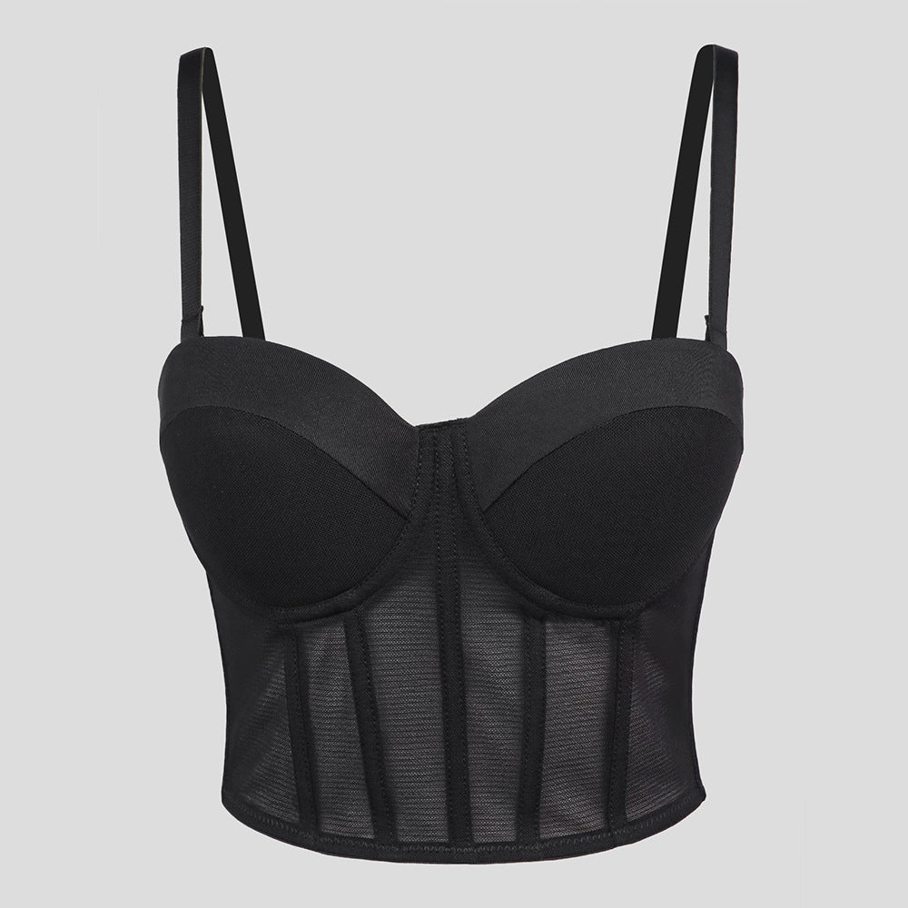 Mesh Breathable Inner Layer and Multi-Dopamine Sexy Strapless