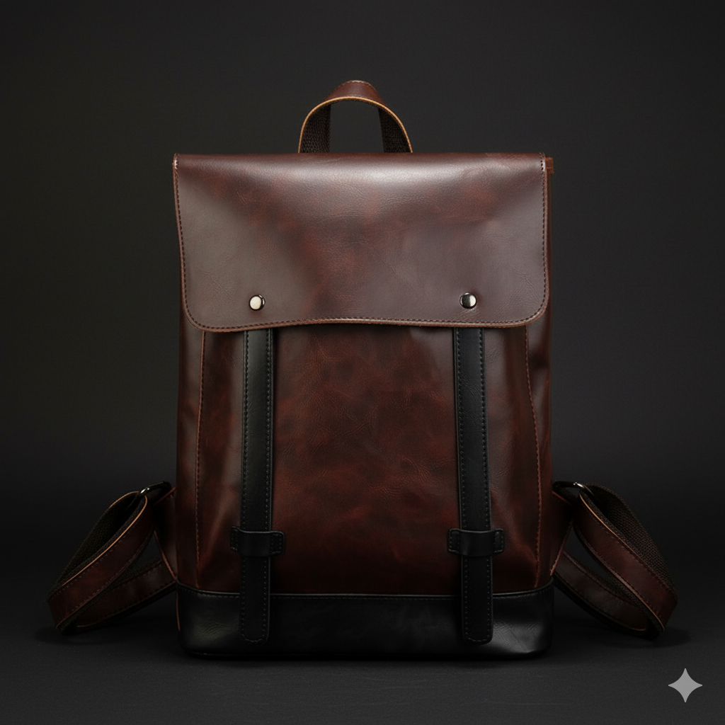 Bagmoda_Cowhide_Leather_Travel_Backpack