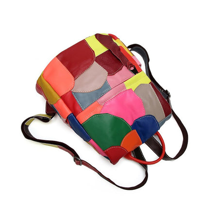 Rucksack aus Schaffellleder