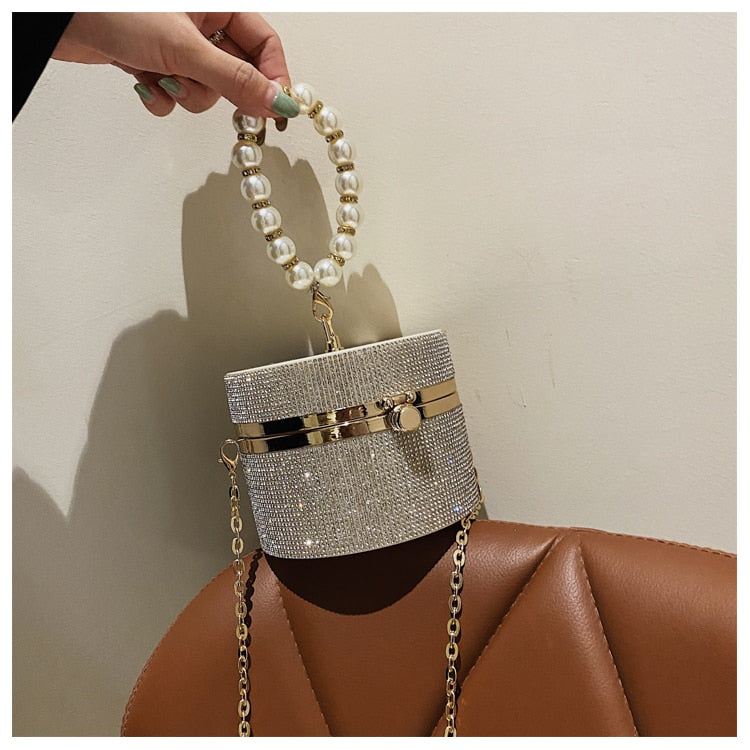 Diamond Acrylic Party Clutch