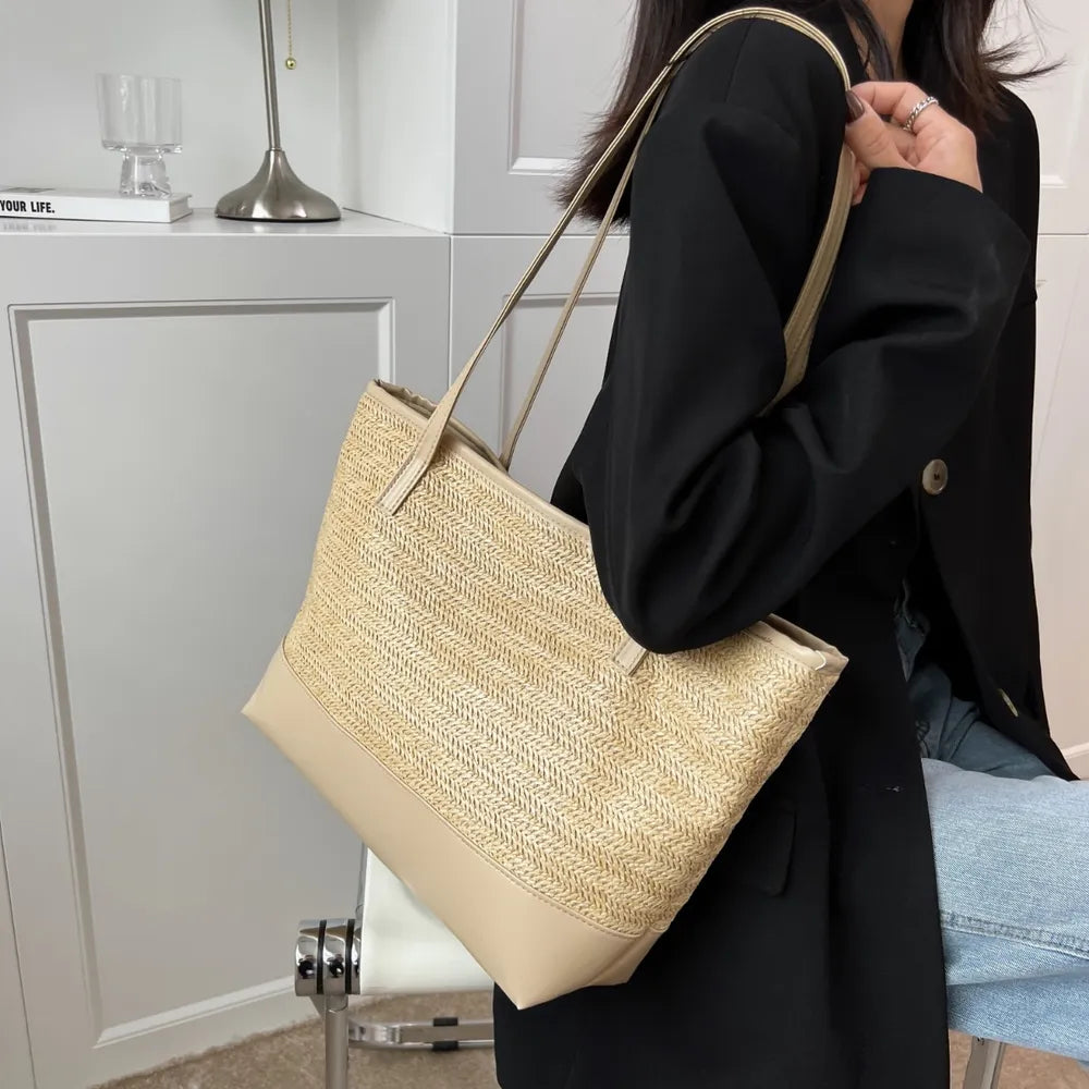 Coastal Charm Woven Tote
