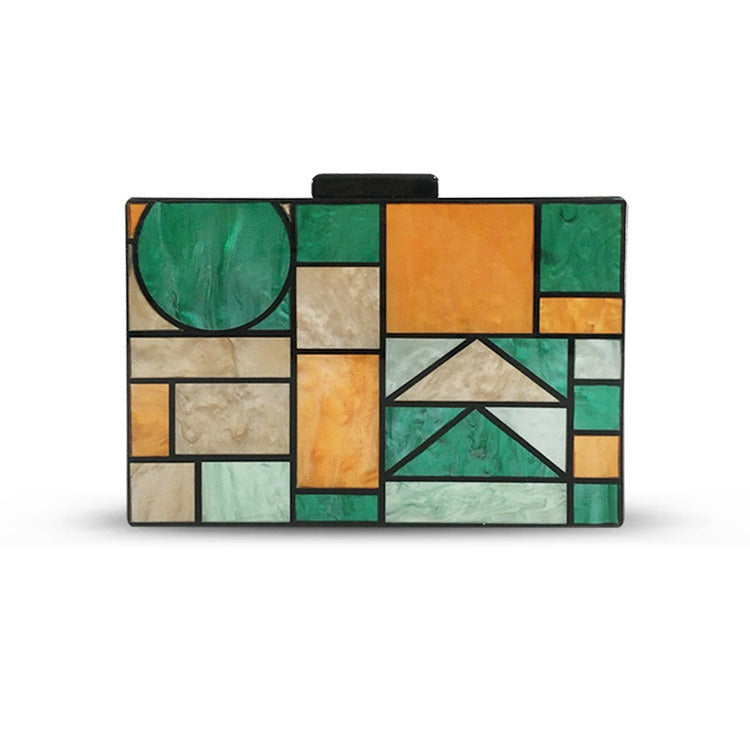 Geometric Square Bag