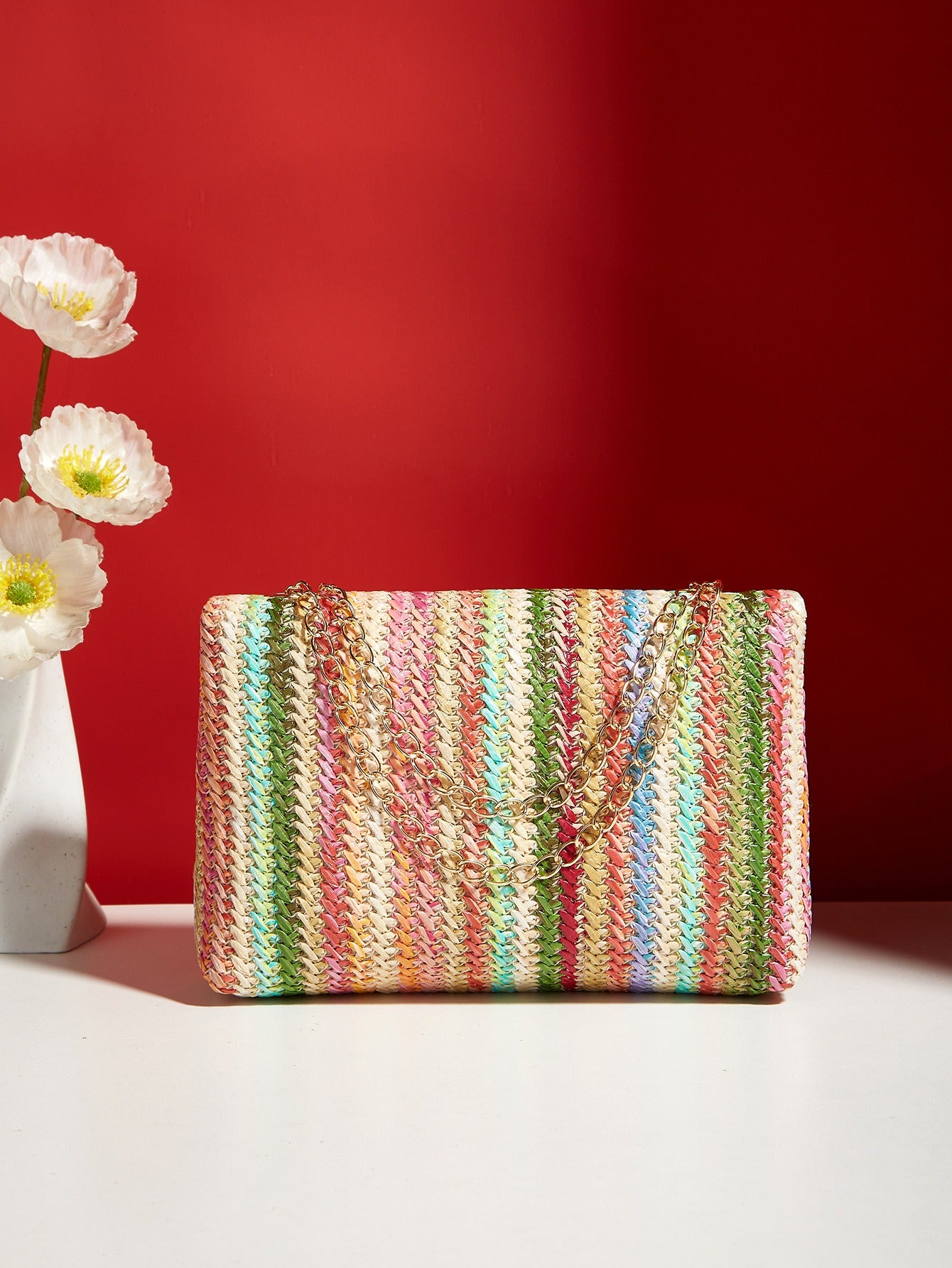 Charming Korean Straw Crossbody