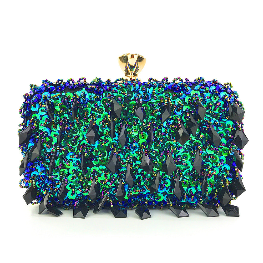 Bead Embroidery Sequin Evening Bag