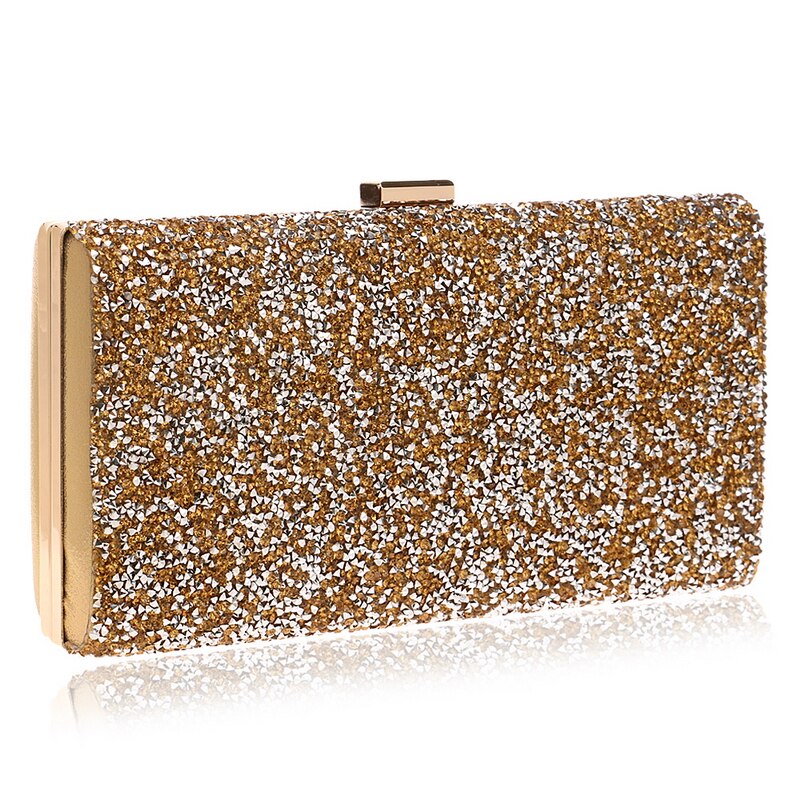 Diamonds Metal Rhinestones Beading Clutch