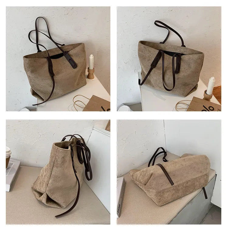 Winter Chic Shoulder Tote