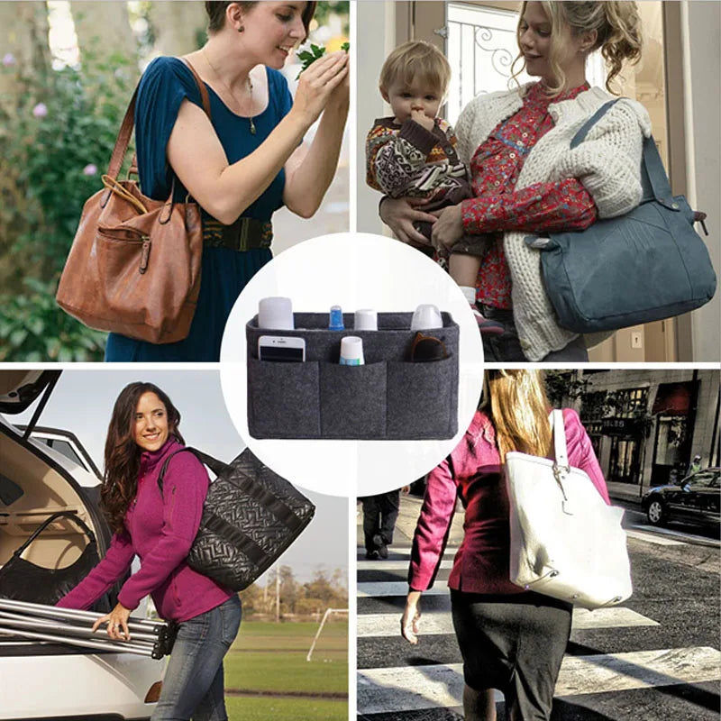 Multi pocket women's makeup bag - BAGMODA