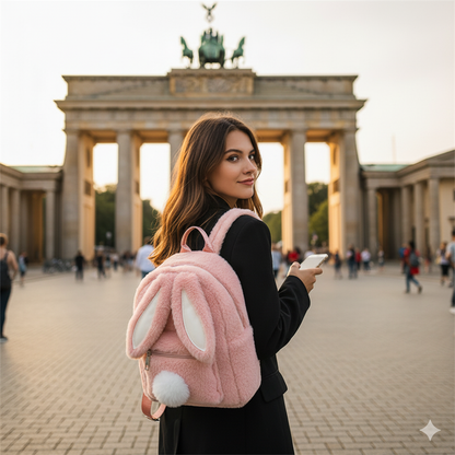 Cute Rabbit Ears Mini Backpack