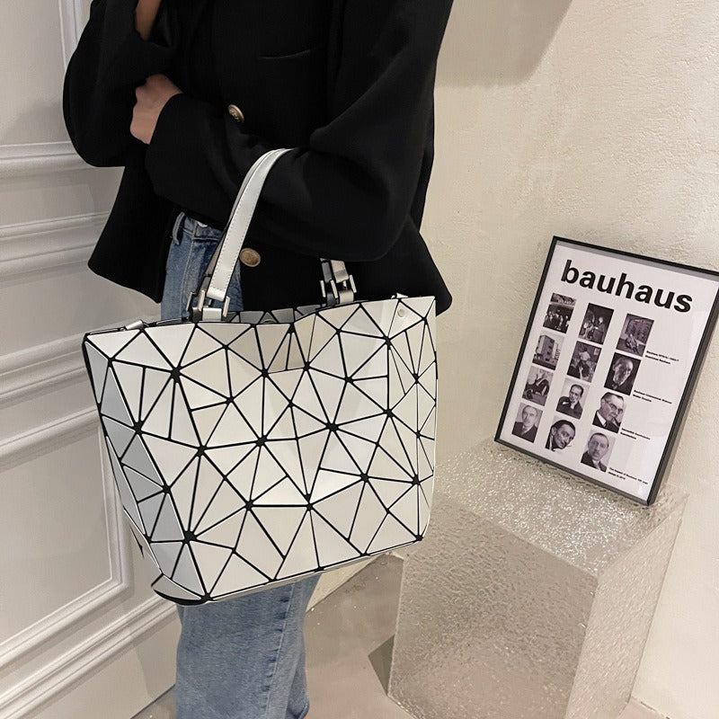Geometric Rhombus Tote