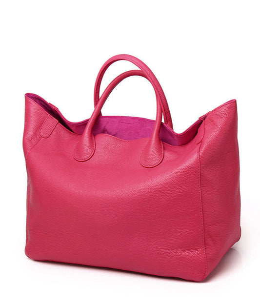 Luxe Oversized Leather Tote