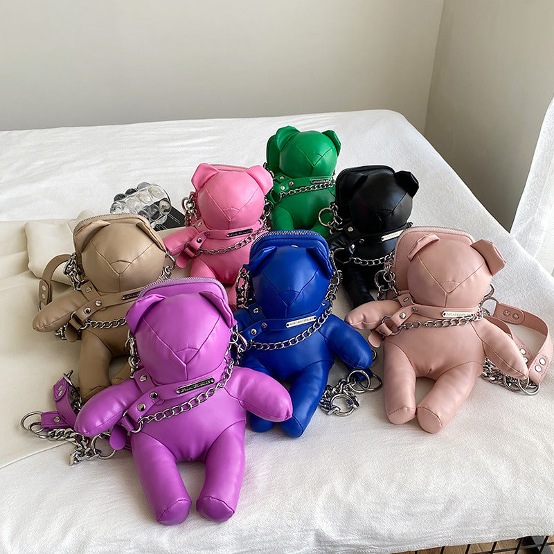 Teddy Charm Crossbody Bag