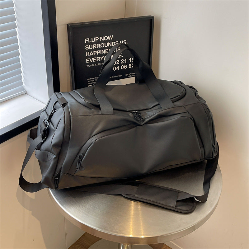 Waterproof oxford dry and wet separation Duffle bag
