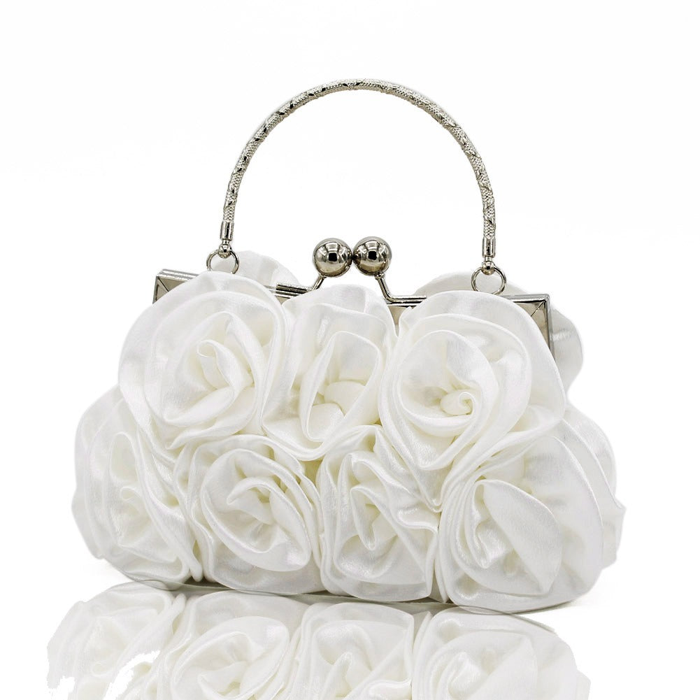 RoseGlow Bridal Silk Ensemble