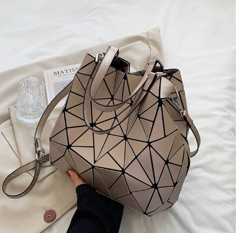 Geometric Rhombus Tote