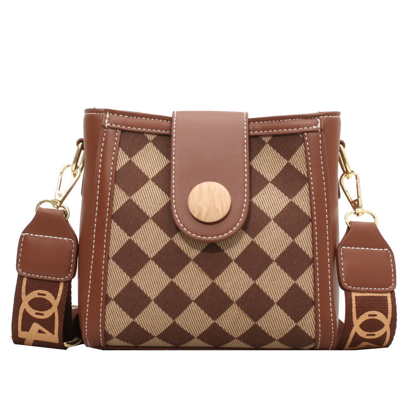 Vintage Checkerboard Bag