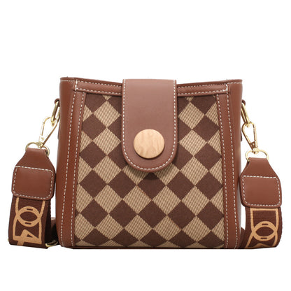 Bolso vintage de cuadros