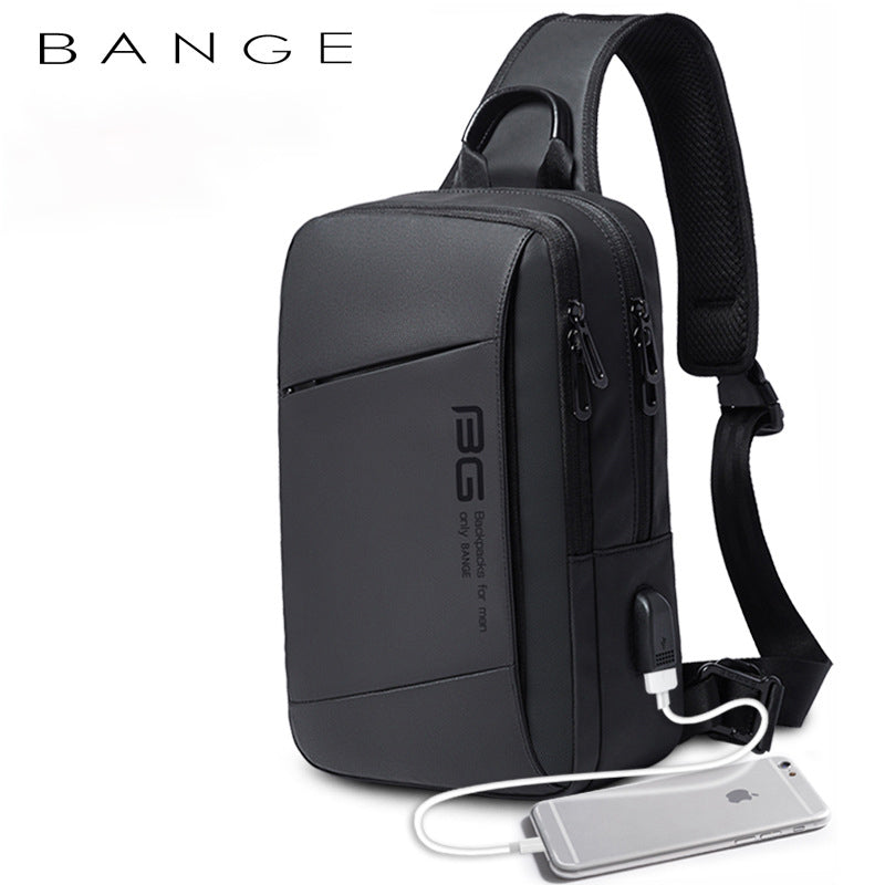 BANGE USB Technology Casual Chest Bag