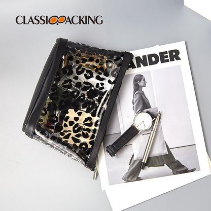 Leopard Print Cosmetic Bag - BAGMODA