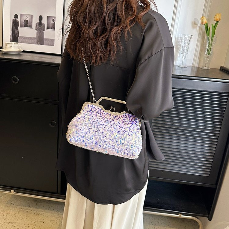 Trendy Sequin Evening Bag