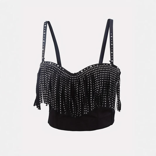 Sexy Temptation Fitted Bustier with Built-in Pads and Gathered Design
