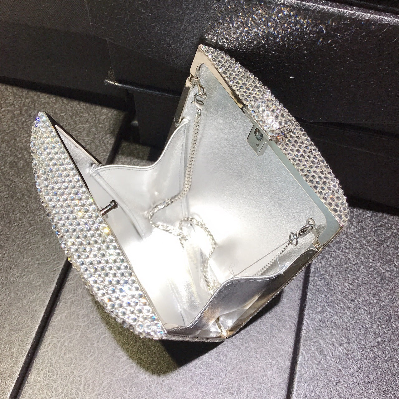 Glam BLM Diamond Clutch