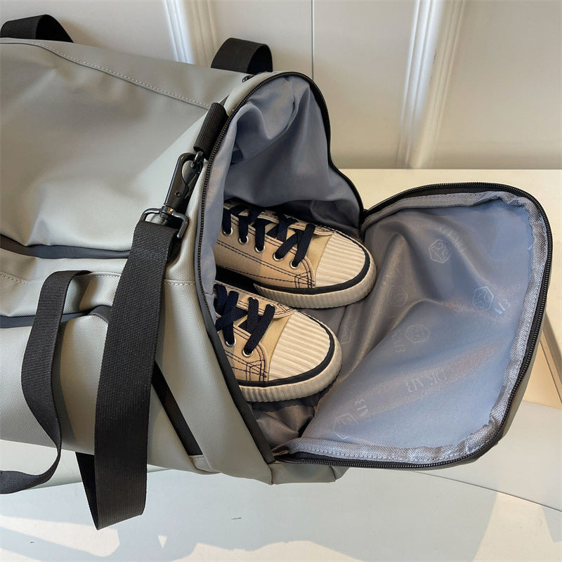 Waterproof oxford dry and wet separation Duffle bag