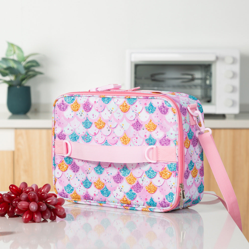 Crossbody Cartoon Insulation Lunch Bag