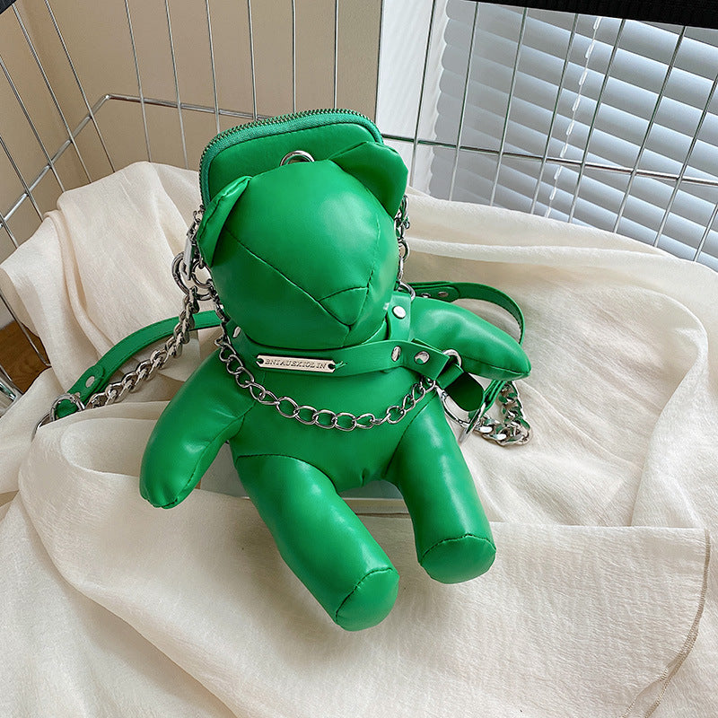 Teddy Charm Crossbody Bag