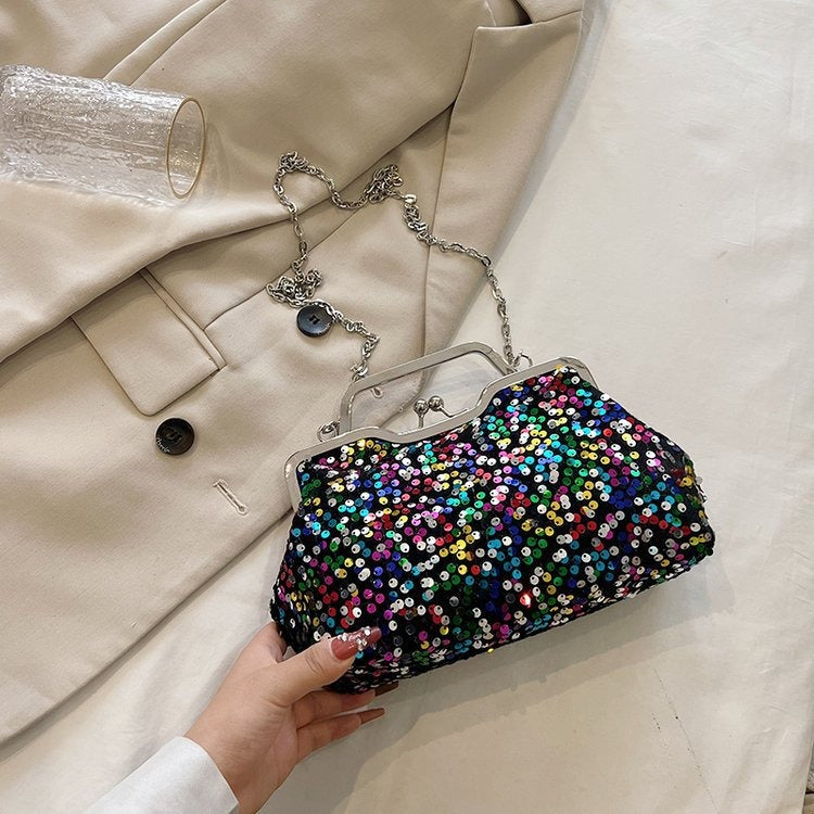 Trendy Sequin Evening Bag