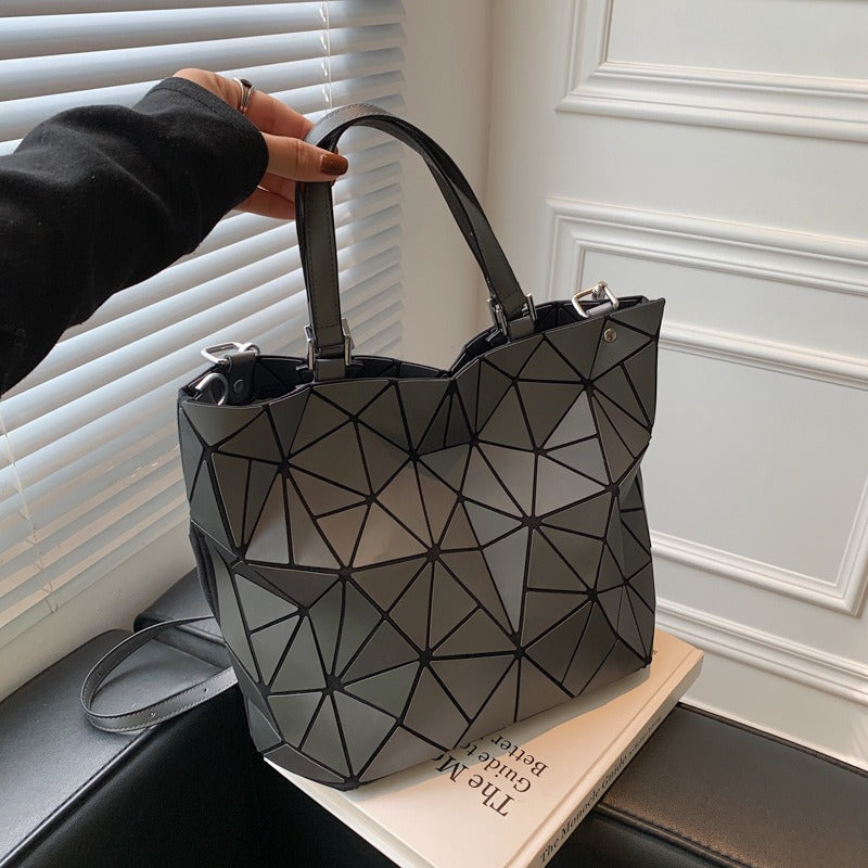 Geometric Rhombus Tote