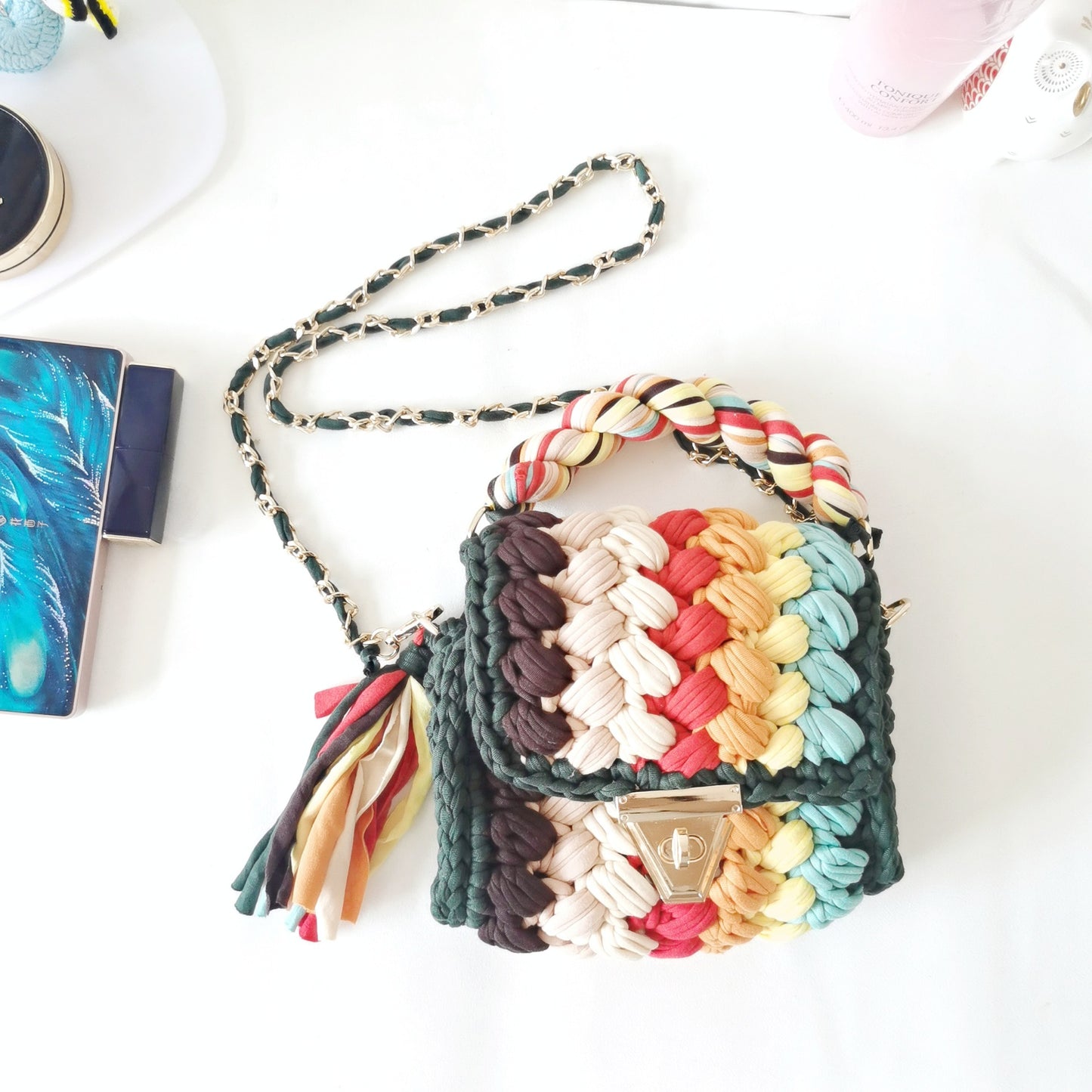 ColorPop Braided Street Bag