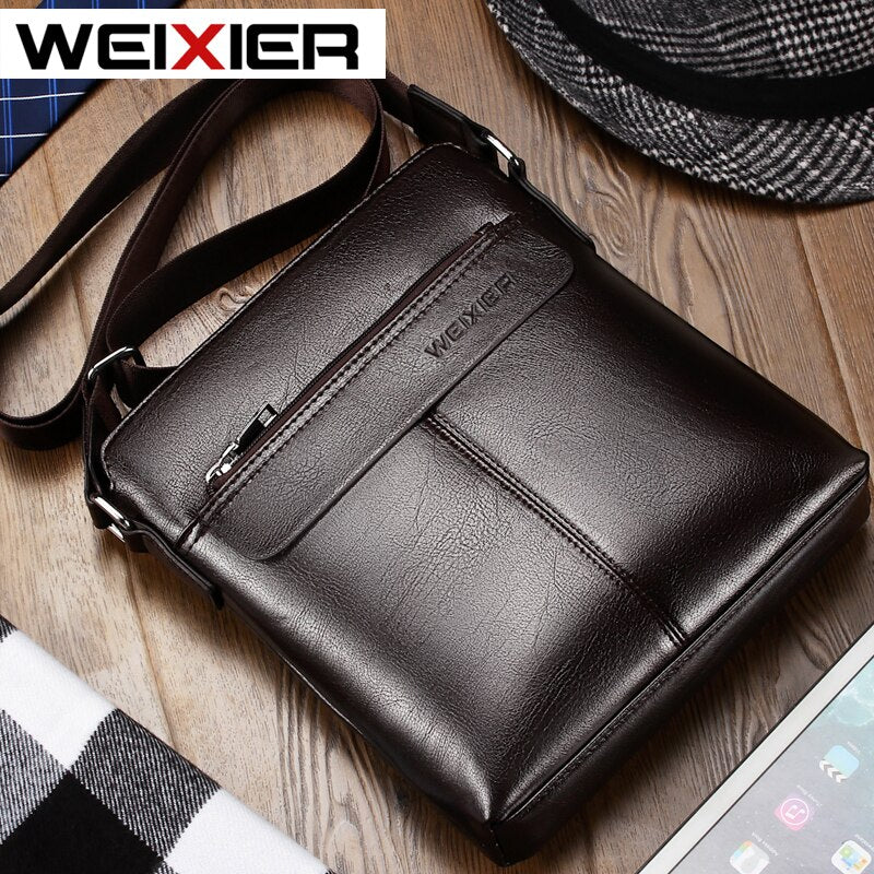 WEIXIER Leather messenger bag