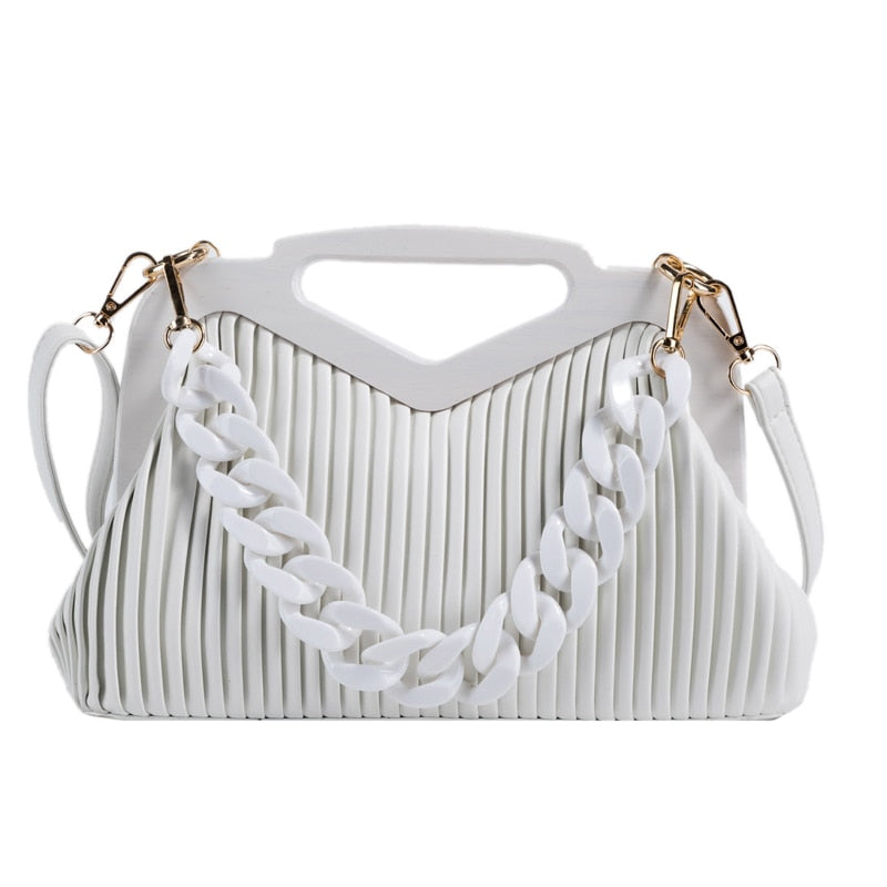 Triangle Pleated Bags