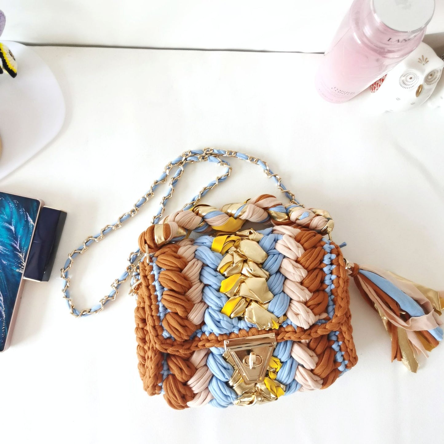 ColorPop Braided Street Bag