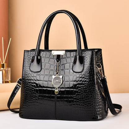 Bolso de hombro de piel suave 