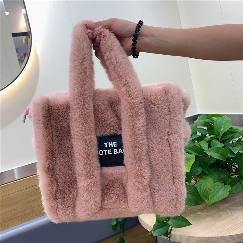 Wool Plush Tote