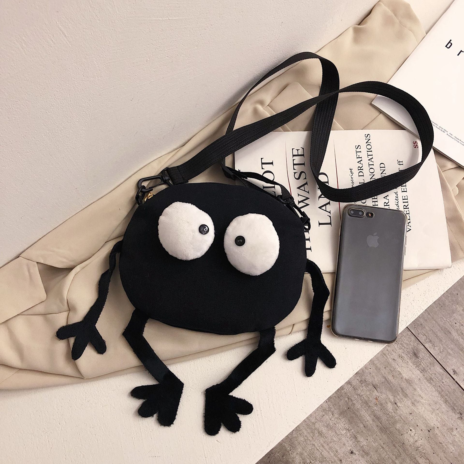 Canvas Round Small Bag - BAGMODA