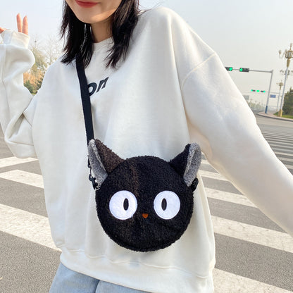 CozyCircle Plush Shoulder Bag - BAGMODA