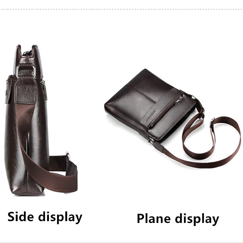 WEIXIER Leather messenger bag