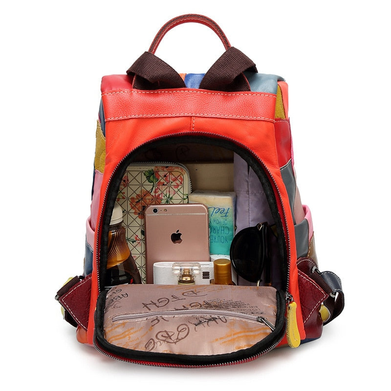 Sheepskin Leather Backpack