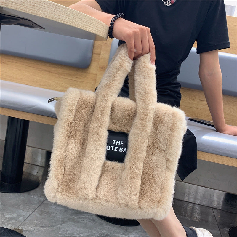Wool Plush Tote