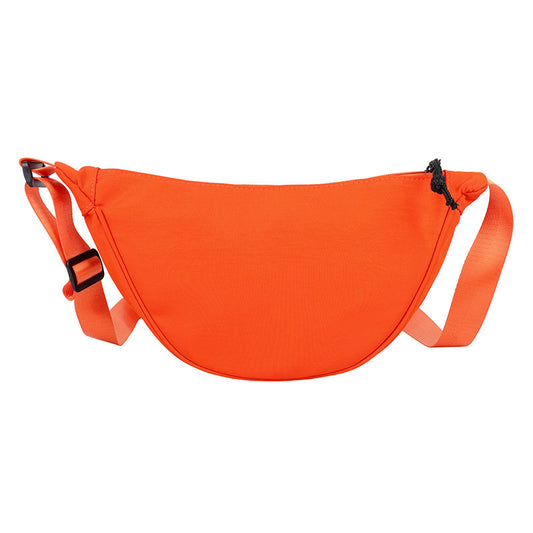 Nylon Bag Women's New Trendy Korean Version Fashion Simple One Shoulder Net Red Large Capacity Messenger Waist Bag