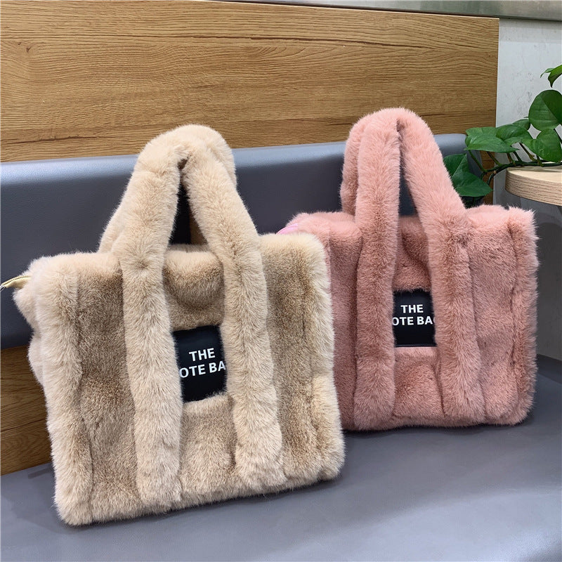 Wool Plush Tote