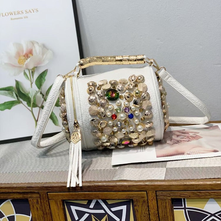 Glam Twist Cylinder Bag