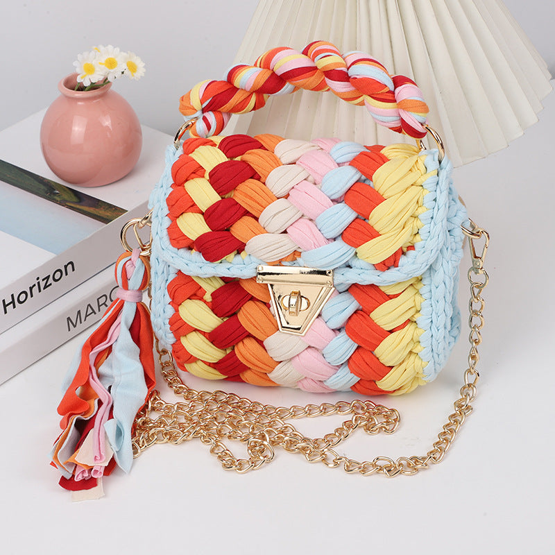 ColorPop Braided Street Bag