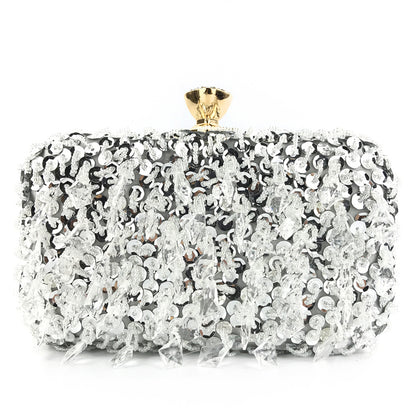 Bead Embroidery Sequin Evening Bag - BAGMODA