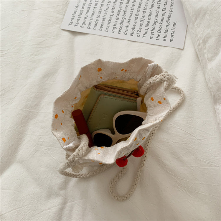 Crafted canvas bag